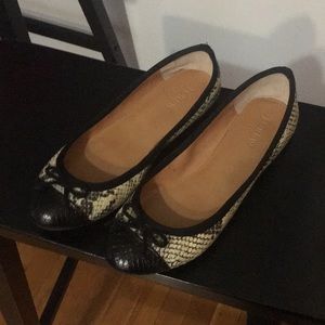 Snake Pattern  J. Crew Flats - Size 7